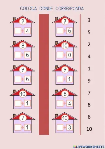 Localiza el sumando que falta