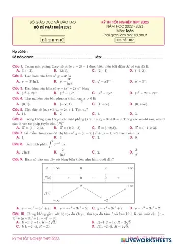 TN2023-PBC-Đề ôn tập số 107
