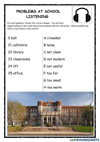 Problems at School Listening