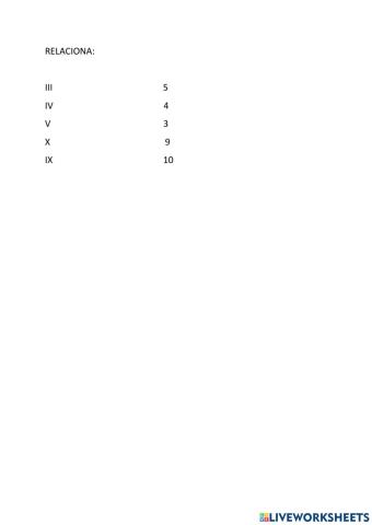 Valor de los números romanos