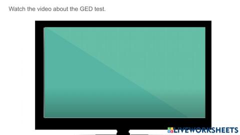 The GED test