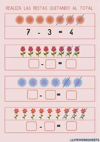 Restas tachando hasta el 10