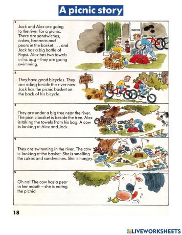 Start reading 2: A picnic story