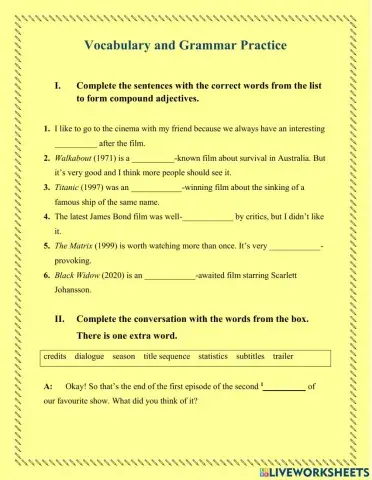 High Note 3 -- Vocabulary and Grammar