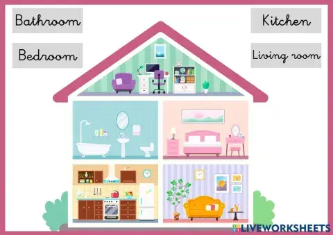 Match - parts of the house