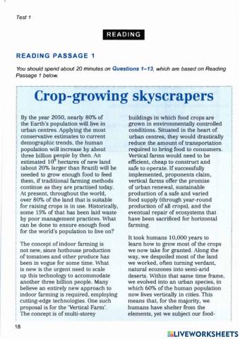 IELTS 11: Reading 1-1