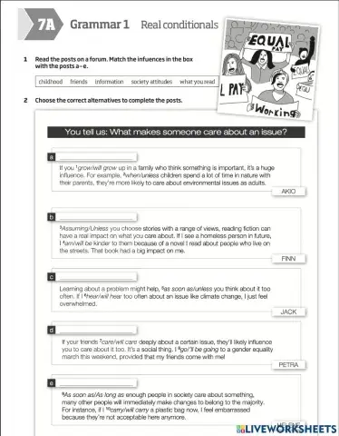 You tell us: What makes someone care about an issue?