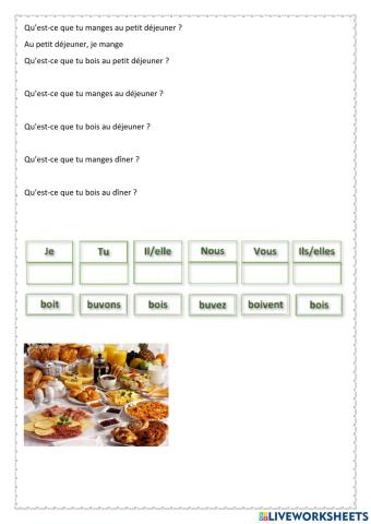 Qu'est-ce tu manges au