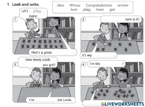 Everyday English play snap by Teacher Kasim