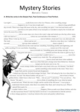 Mystery-Narrative Tenses