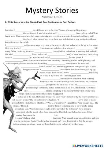 Mystery-Narrative Tenses