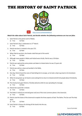 Video: The History of Saint Patrick