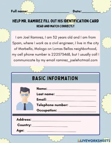 Personal information