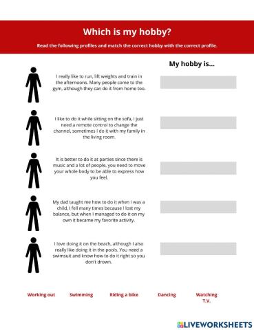 Reading-Matching-Exercise
