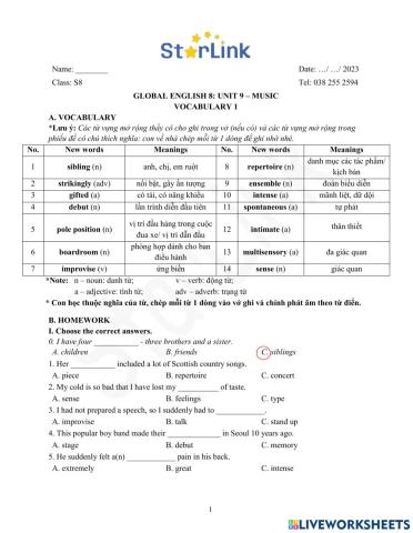Foreign teacher-S8-Week 29-U9-Vocab 1