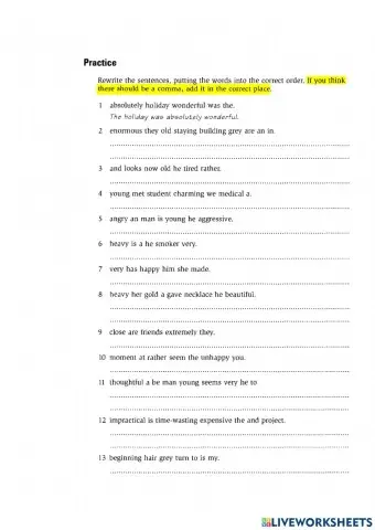 Grammar Practice Upper-Intermediate Adjectives