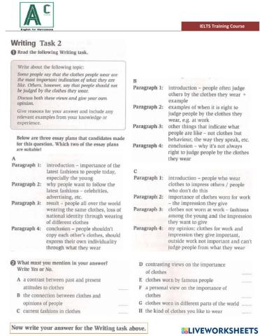 IELTS Writing Task 2