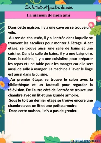 La maison de mon ami