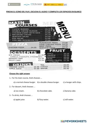 Practica de Listening