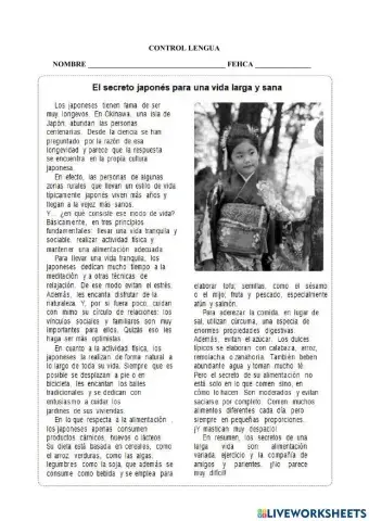 Repaso examen lengua