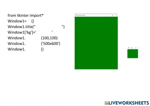 Властивості вікна в Python