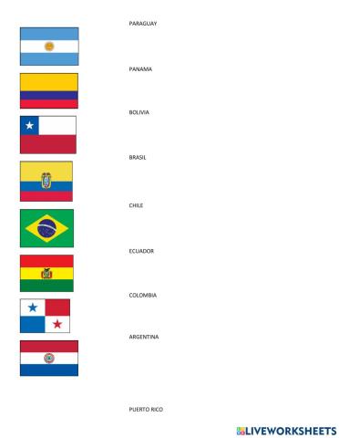 Banderas de latinoamerica