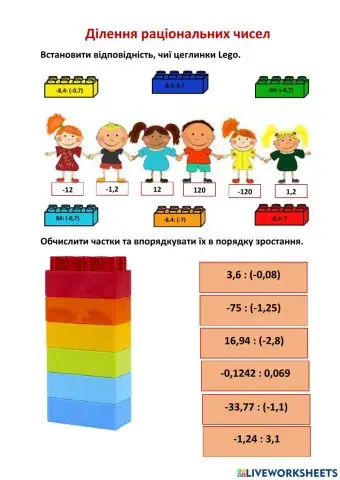 Ділення раціональних чисел 4