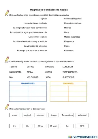 Magnitudes y unidades
