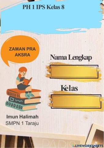ULANGAN HARIAN IPS KELAS 8 BAB III