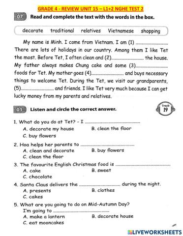 G4-review unit 15 listening test2