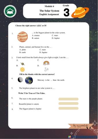 Module 6 The Solar System