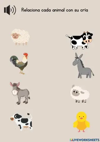 Las crías de los animales