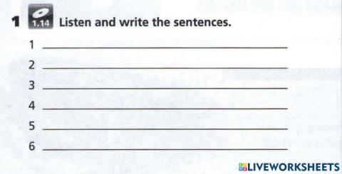 Dictation Listening Comprehension