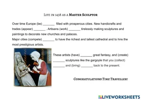 Time travellers - master sculptor