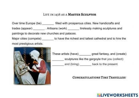 Time travellers - master sculptor