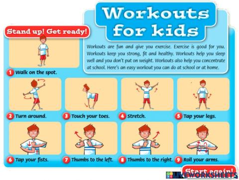 Workouts for kids.