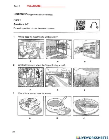 B1 authentic listening 1