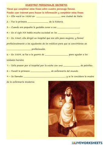 Florence Nightingale. Español