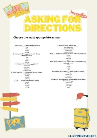 Asking for directions