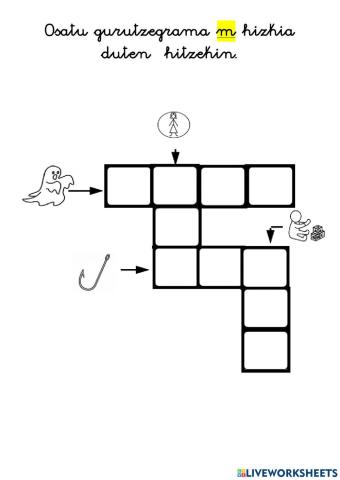 M hizkiaren gurutzegrama