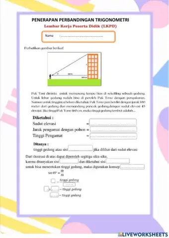 Penerapan Trigonometri