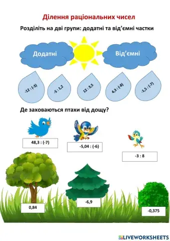 Ділення раціональних чисел 6