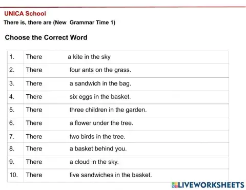 There is, there are (1)