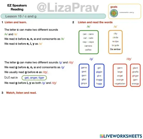 EZ reading lesson 15
