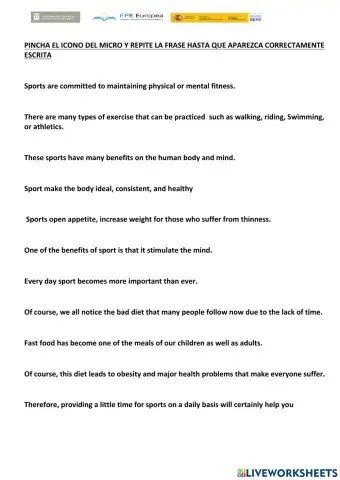 Practica de speaking