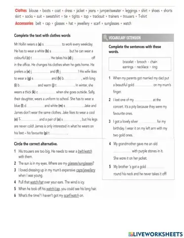 GW A2 u9 Vocabulary WB