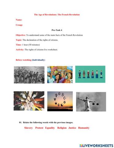 The declaration of the rights of citizens