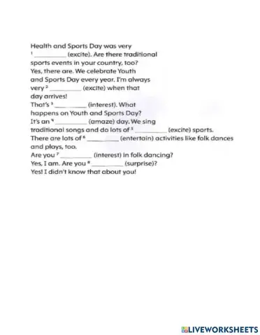 Adjective-Noun endings