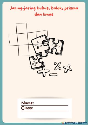 Jaring-jaring kubus, balok, prisma dan limas