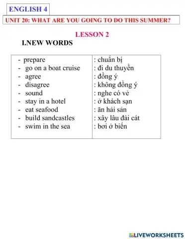 English 5- unit 20- lesson 2